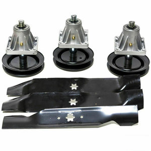 Ajanta Deck Rebuild Replacement Kit  Compatible with Cub Cadet: LT1045, 2008 and newer, iT1406, LT1046 and LT1046 with 46" deck using Special Design 6 PT. Star Center Hole